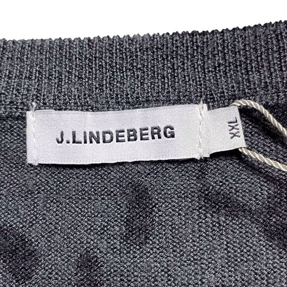 NWT J.LINDEBERG Women's Merino Wool Crewneck Sweater Size XXL Animal Print Gray - Picture 3 of 16